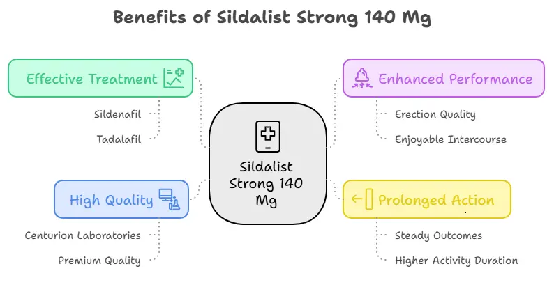 Benefits of Sildalist Strong 140 Mg