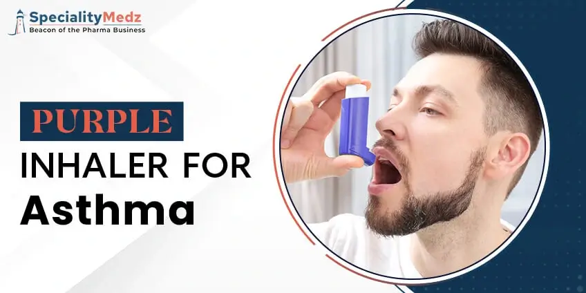 Purple Inhaler for Asthma