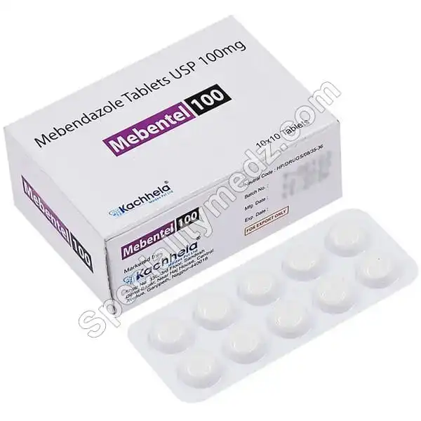 Mebentel 100 Mg (Mebendazole 100 mg)