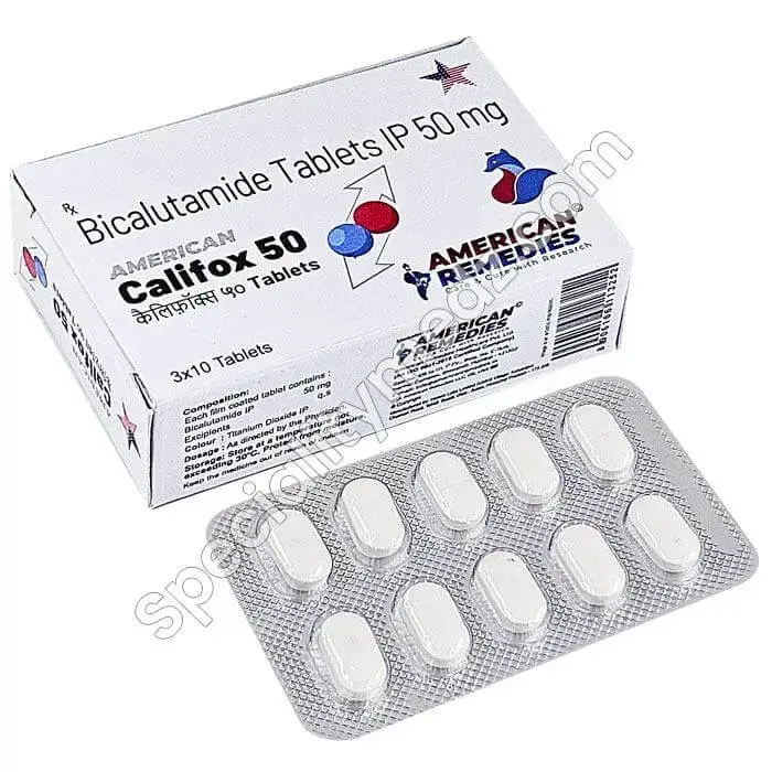 Bicalutamide 50 mg tablet (califox 50 mg)