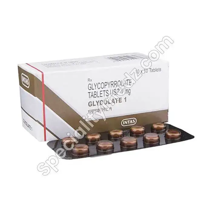 Glycolate 1 mg Tablet (Glycopyrrolate 1 mg)