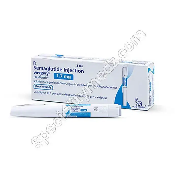 Wegovy 1.7 mg FlexTouch pen (Semaglutide 1.7 mg)